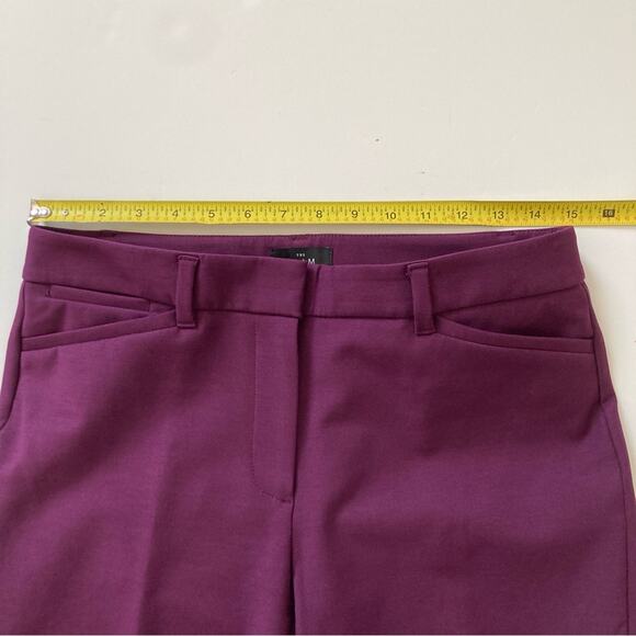 White House Black Market Slim Ankle Pants Purple Women's Size 4 - Picture 7 of 10